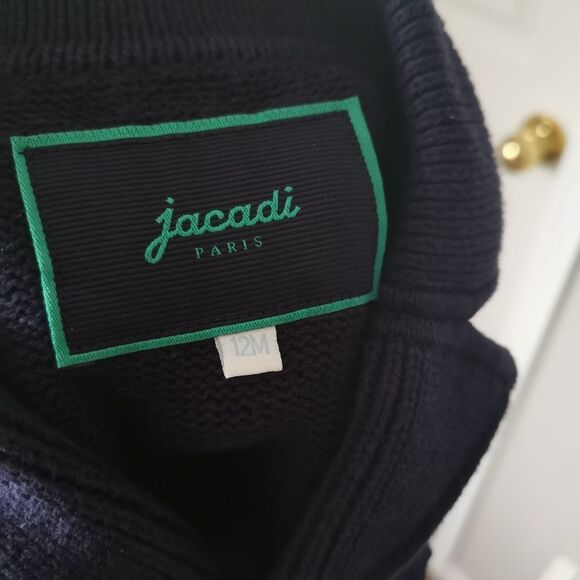 Jacadi knit cardigan size 12 m - Picture 2 of 5